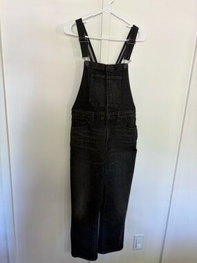 Lucky Brand Black Denim Overalls - Like New - Straight Leg